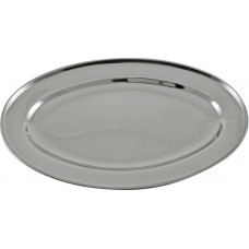 PIATTO OVALE INOX CM.45 0831 (6pz)